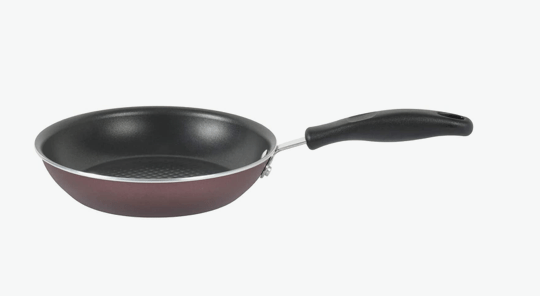 Meyer Merlot Aluminium Non-Stick Frypan | Frying Pan | Omlette pan | Fry pan with Stick Handle | Small Pan | Egg Pan | Gas and Induction Compatible| 100% Toxic Free, 24cm/ 1.64 Liters