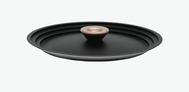 Meyer Accent Series Stainless Steel Universal Pots and Pan/Cookware Lid, Large, Matte Black