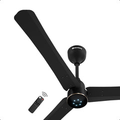 atomberg Renesa Halo Smart 600mm BLDC Ceiling Fan with IoT & Remote | 32W | 115 CMM Air Delivery | Advance Air+ Technology | LED Speed Indicator | Low Noise | 3 Year Warranty (Midnight Black)
