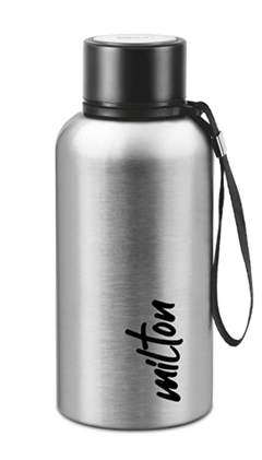 Milton Aura 500 Thermosteel Bottle, 520 ml, Silver | 24 Hours Hot and Cold | Easy to Carry | Rust Proof | Leak Proof | Tea | Coffee | Office| Gym | Home | Kitchen | Hiking | Trekking | Travel Bottle-1