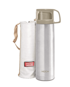 Milton Glassy 750 Thermosteel 24 Hours Hot and Cold Water Bottle...-1
