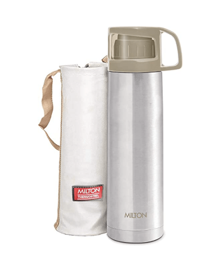 Milton Glassy 750 Thermosteel 24 Hours Hot and Cold Water Bottle...-1
