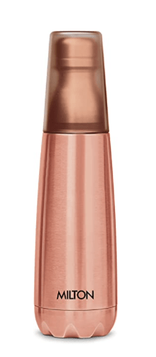 मिल्टन वर्टेक्स 750 थर्मोस्टील पानी की बोतल अटूट प्लास्टिक के साथ...