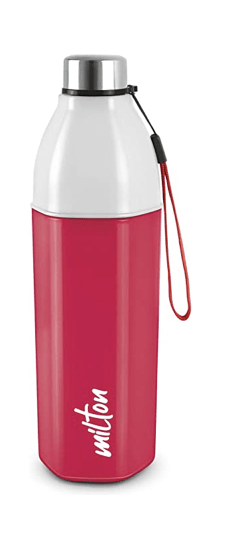 MILTON Kool Hexone 1200 Insulated Water Bottle, 1.12 Litres, Red