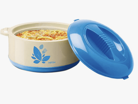 MILTON New Orchid 1000 Inner Steel Casserole, 790 ml, Dark-Brown | PU Insulated | BPA Free |Odour Proof | Food Grade | Easy to Carry | Easy to Store | Ideal for Chapatti | Roti | Curd Maker-1