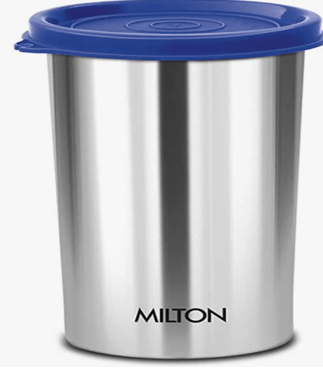 MILTON Stainless Steel Tumbler with Lid, 415 ml, 1 Piece, Assorted (Lid Color May Vary) | Office | Gym | Yoga | Home | Kitchen | Hiking | Treking | Travel Tumbler