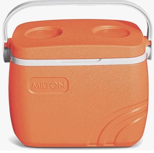 Milton Super Chill 14 Insulated Ice Pail, 1 Piece, 12.65 Litres, Orange | BPA Free | Easy to Carry | Food Grade | Ideal for Outdoor | Picnic | Travel | Events | Office