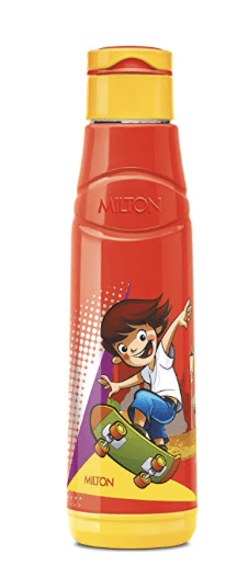 Milton Steel Speedy 900 Insulated School Kids Bottle with Inner Steel, 690 ML, Red-1