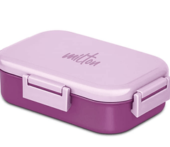 Milton Senior Flatmate Inner Stainless Steel Tiffin Box, 700 ml, Purple | Food Grade | School Lunch Box | Office | Picnic-1
