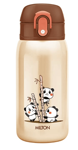 Milton Jolly 375 Thermosteel Kids Water Bottle, 300 ml, Ivory-1