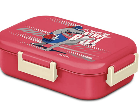 Milton New Flatmate Inner Stainless Steel Tiffin Box, 700 ml, Red | Food Grade | School Lunch Box | Picnic