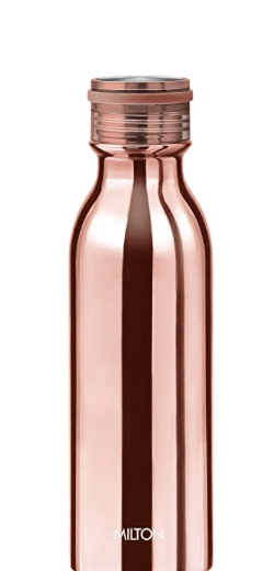 Milton Glitz 600 Vacuum Insulated Thermosteel Bottle, 580 ml, 1 Piece, Rose Gold