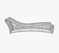 Arcuri Outdoor Swimming Poolside Lounger Braided & Rope