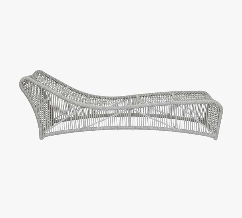 Arcuri Outdoor Swimming Poolside Lounger Braided & Rope