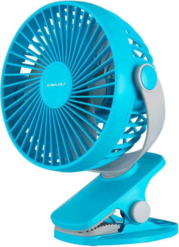 BAJAJ Mini USB Rechargeable Multi Clip 110 mm Personal Fan-2