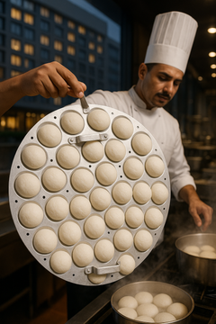ALUMINIUM MINI IDLI STEAMER PANAI-9