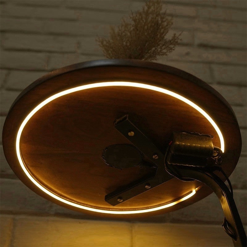 Modern Bedside Table with LED Light | Premium Minimal Nightstand