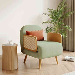 Green Chaise Longue | 3-in-1 Convertible Green Single Sofa Cum Bed
