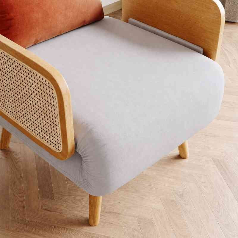 Grey Mid-Century Sleeper Sofa Come Bed – 3-in-1 Convertible Daybed Chaise Lounge Chair