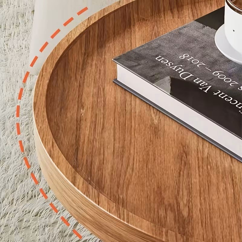 Round Wooden Side Table – Compact, Stylish & Durable