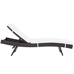 Justy Outdoor Swimming Poolside Lounger (Dark Brown)