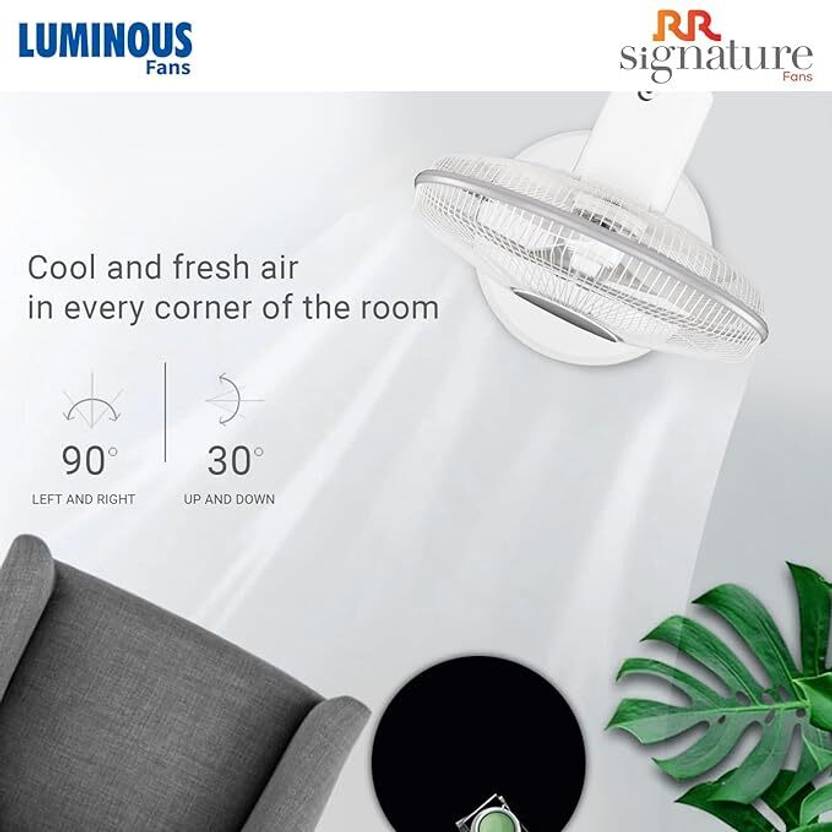 LUMINOUS Mojo Plus Silent Operation 400 mm Pedestal Fan-6