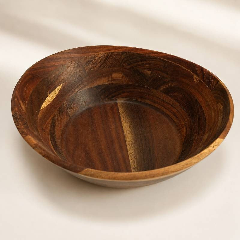 Multipurpose Wood Bowl | Multipurpose Wooden Bowl | Oval Wooden Bowl
