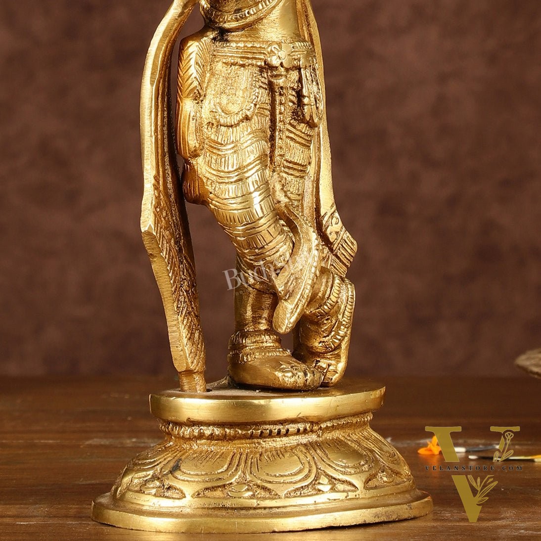 Murlidhari Krishna Idol 9.5" antique finish