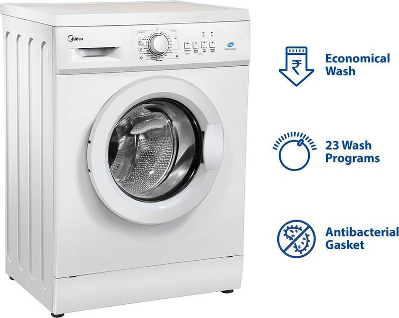 Midea 6 kg Fully Automatic Front Load Washing Machine with In-built Heater White (MWMFL060HEF)-2