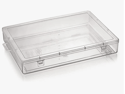 नाकोडा 1100 पल्स कंटेनर स्टोरेज बॉक्स बहुउद्देशीय उपयोग के लिए, पारदर्शी - 3000 मिली 