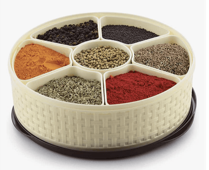 Nakoda Nebula Masala Box, Chocolate Colour, standard