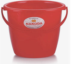 Nakoda Turbo Opaque Bucket Plastic Bathroom Bucket - 13 Litre-1