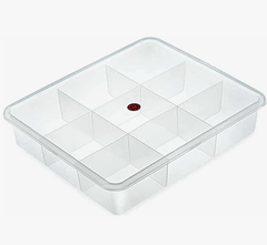 Nakoda 9 Star Big Storage Box for Multipurpose Use ,Transparent-1