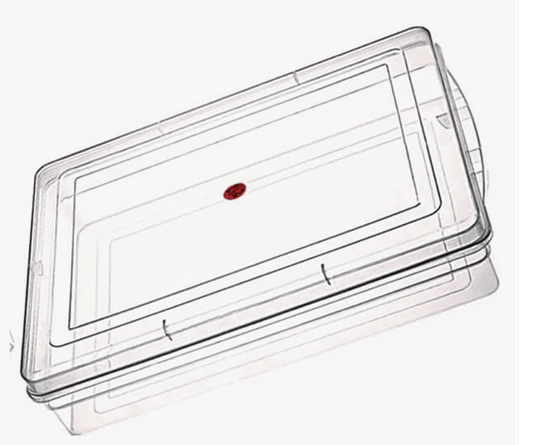 नाकोडा 222 जंबो स्टोरेज बॉक्स बहुउद्देशीय उपयोग के लिए, पारदर्शी - 12500 मिली
