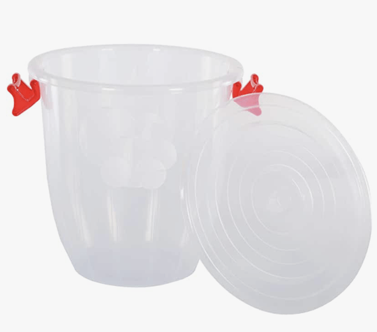 Nakoda Plastic Turbo Bucket with Lid for Multipurpose Storage-Bucket/Drum,30 LTR