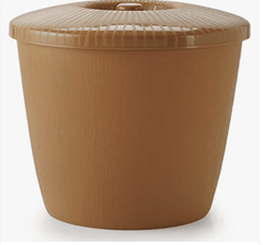 Nakoda Ringo Waste paper Small Basket for Office use, School, Bedroom, Kids Room, Home, Multi Purpose, 7.5 litre color may vary-1