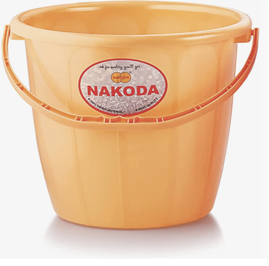 Nakoda Turbo Opaque Bucket Plastic Bathroom Bucket - 22 Litre, Color May Vary-1