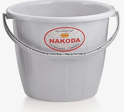 Nakoda Turbo Opaque Bucket Plastic Bathroom Bucket - 20 Litre (Color May Vary)