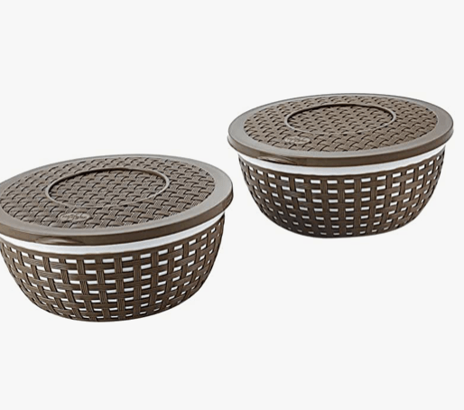 Nakoda Decent Container Storage Container & Organizer Set for Kitchen, Refrigerator & Home Use,1600 ml Set Of 2 Pcs