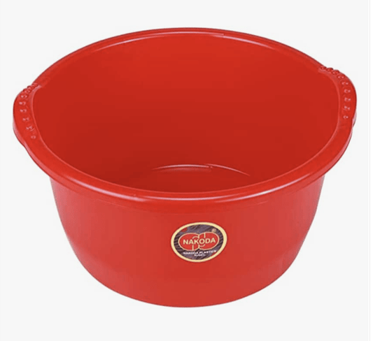 Nakoda Modern Plastic Bathroom Tub - 15 Litre (Color May Vary)