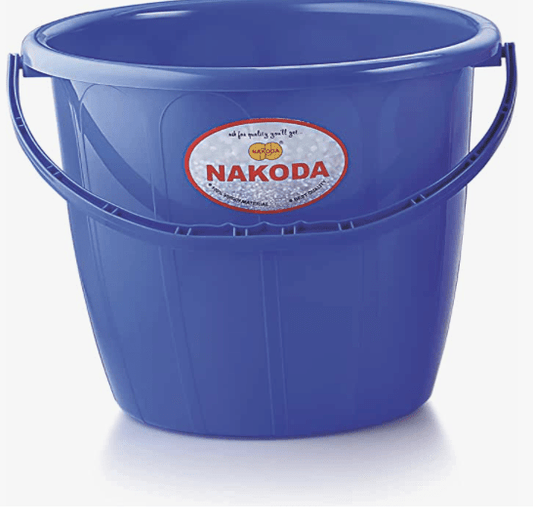 Nakoda Turbo Opaque Bucket Plastic Bathroom Bucket - 16 Litre, Colors May Vary