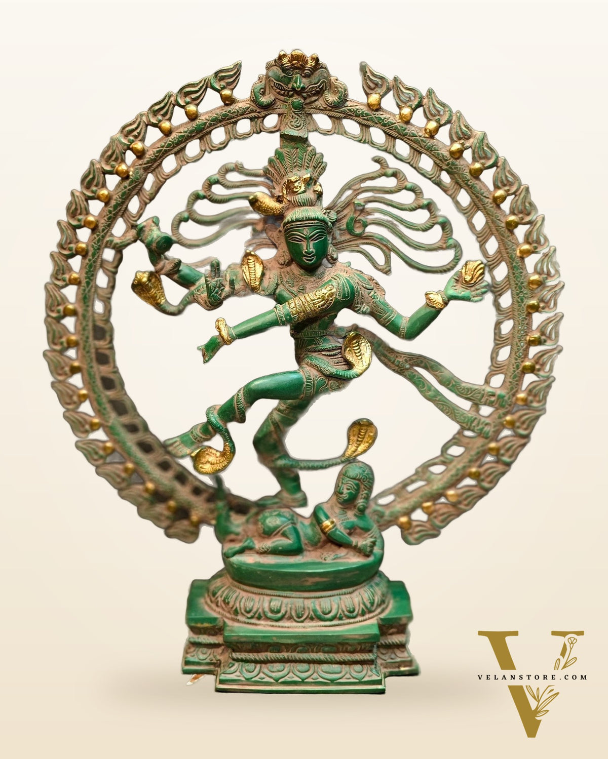 Nataraja Antique style Brass Statue | 20" Height