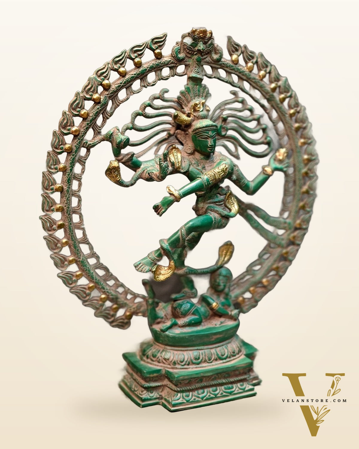 Nataraja Antique style Brass Statue | 20" Height