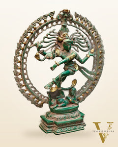 Nataraja Antique style Brass Statue | 20" Height