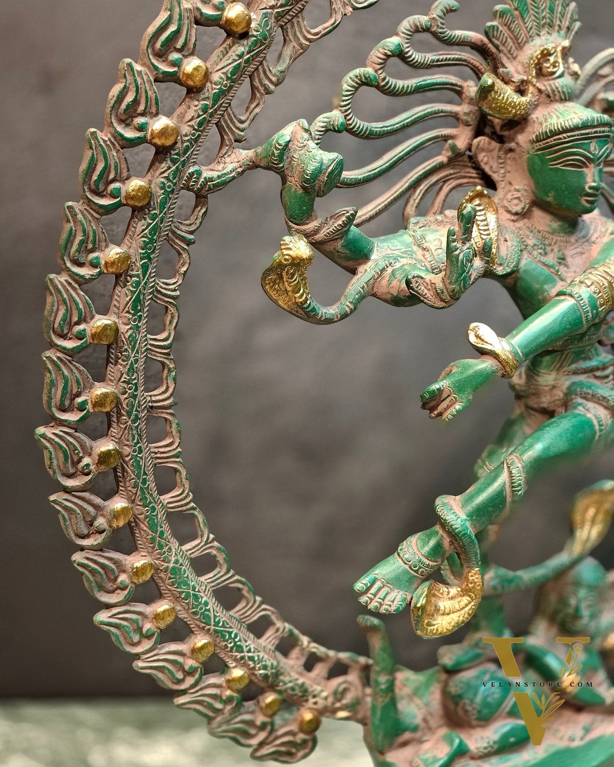 Nataraja Antique style Brass Statue | 20" Height