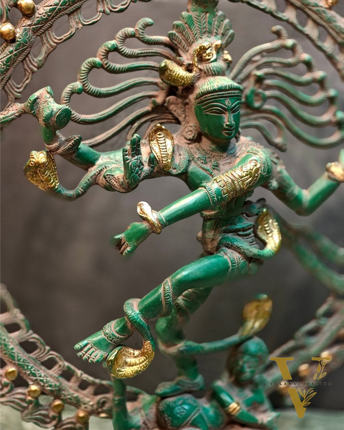 Nataraja Antique style Brass Statue | 20" Height