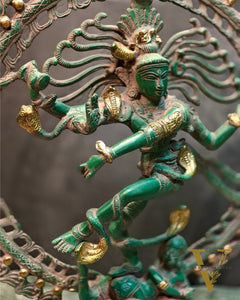 Nataraja Antique style Brass Statue | 20" Height