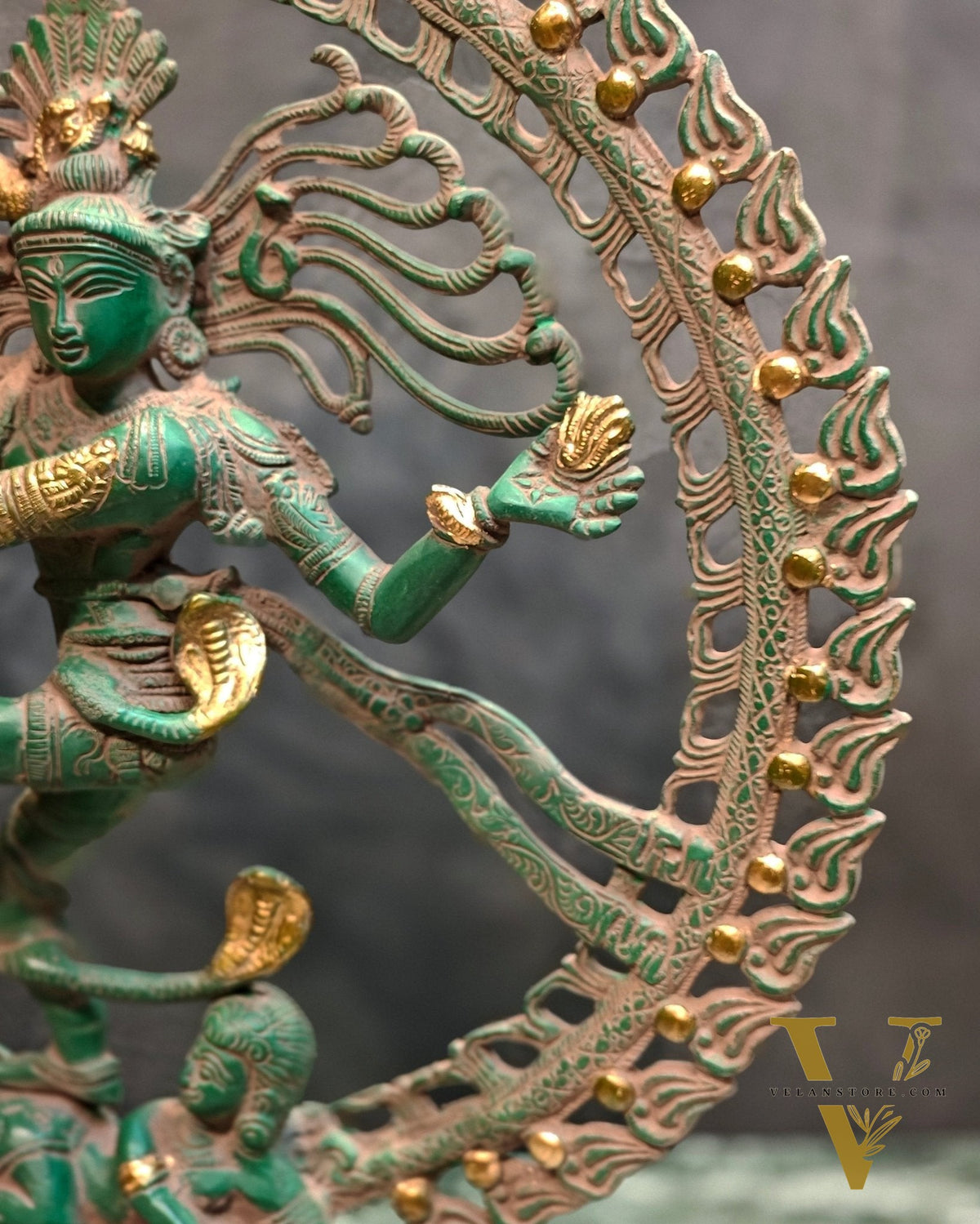 Nataraja Antique style Brass Statue | 20" Height