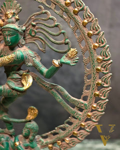 Nataraja Antique style Brass Statue | 20" Height