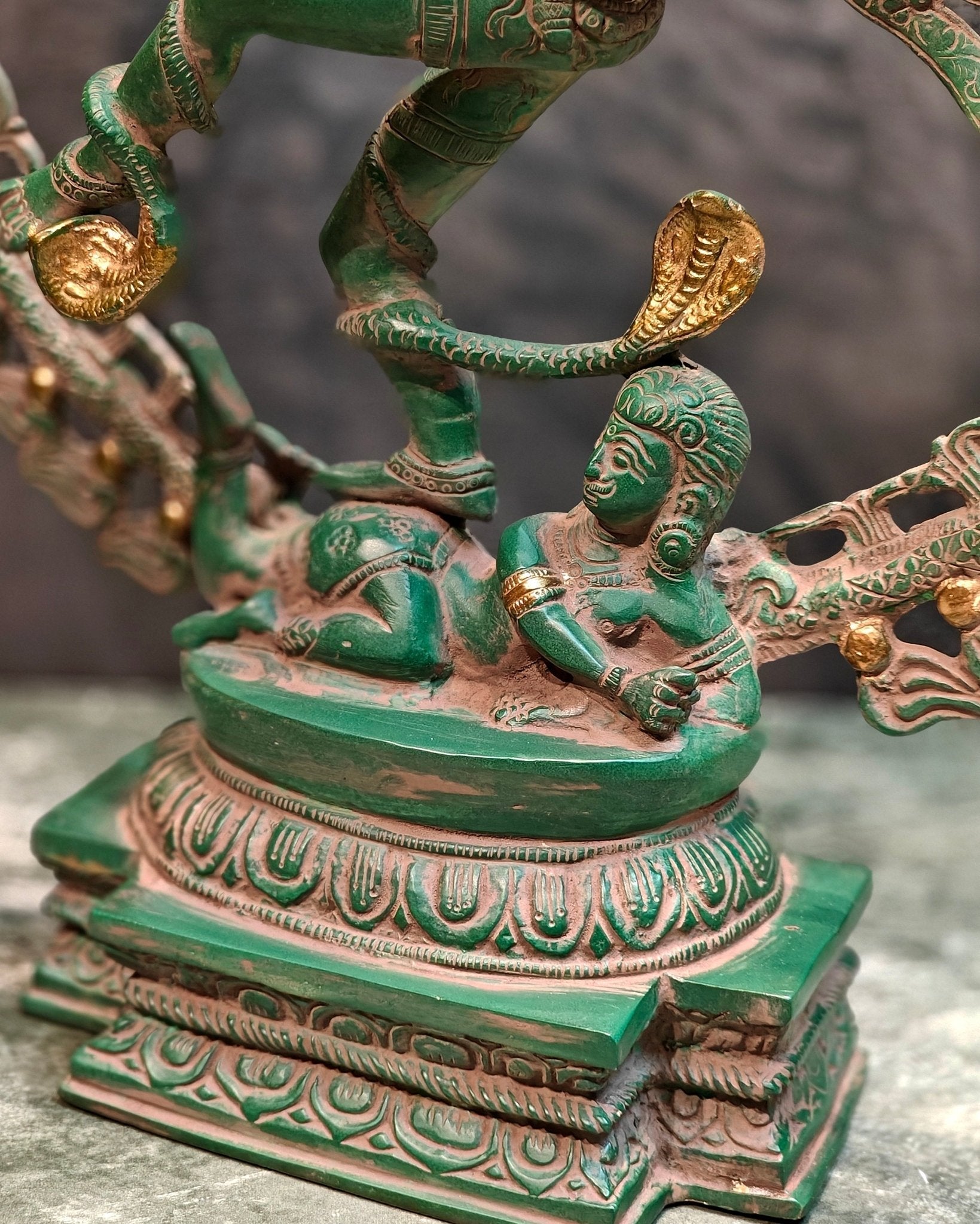 Nataraja Antique style Brass Statue | 20" Height